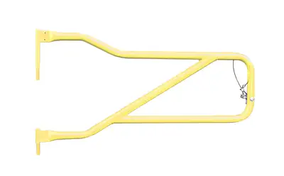 Steinjager Steinjäger Doors Wrangler JL 2018 to Present Trail, Tubular Style Front Doors Lemon Peel