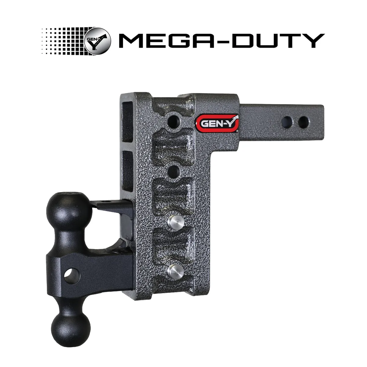 GEN-Y Hitch GEN-Y Hitch Mega-Duty 10in Drop Hitch w/ Dual-Ball Mount and Pintle Lock