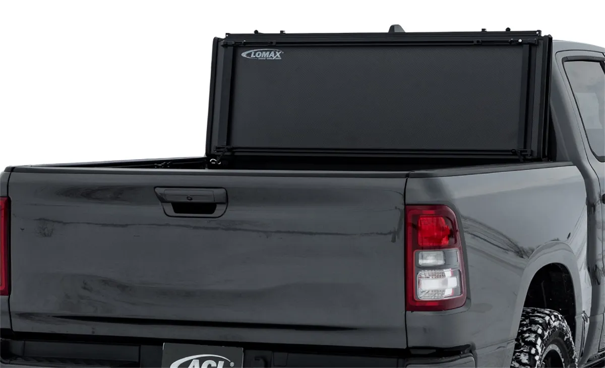 24c Tacoma 5ft Lomax Stance Hard Folding Tonneau Cover Carbon Fiber Single Rail product image