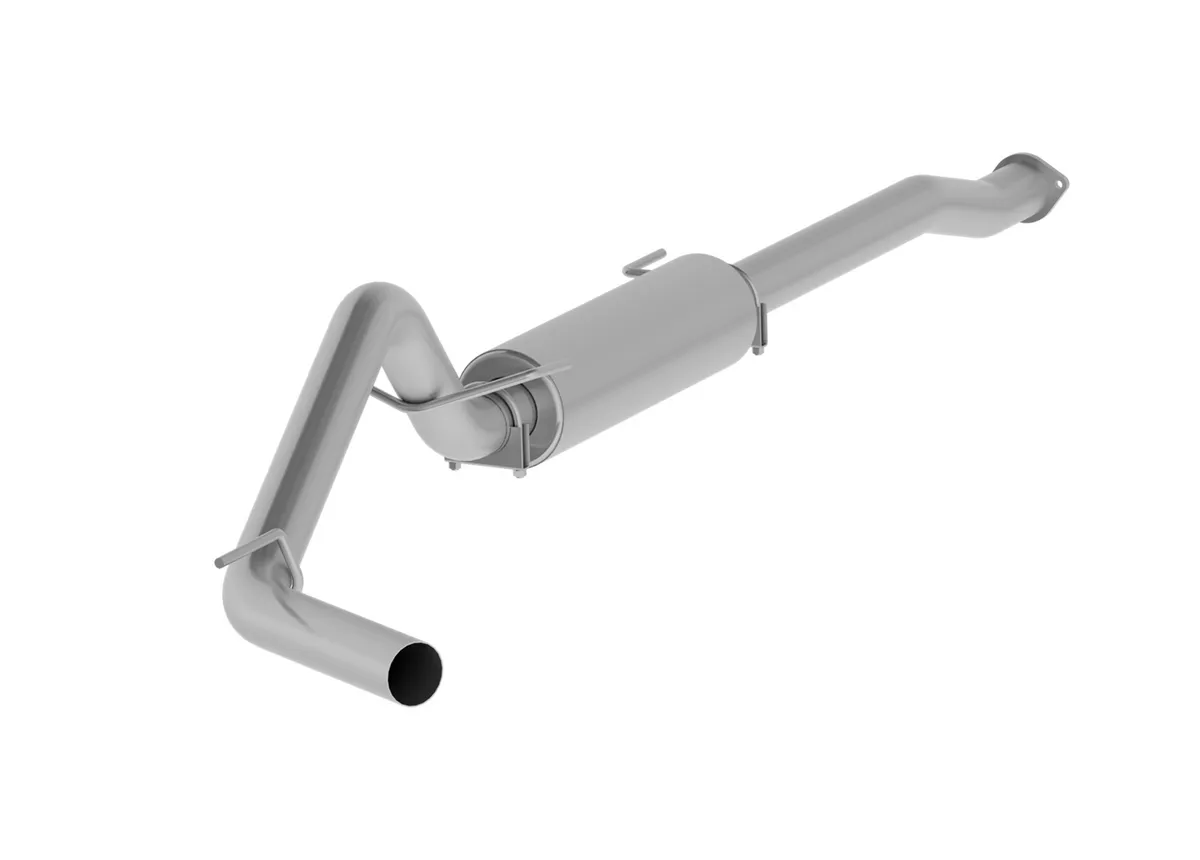 Armor Lite Cat Back Exhaust System; 3 in.; Incl. Front Pipe/Muffler/Tailpipe/Hardware; No Tip Incl.; Single Side Exit; Aluminized; [Available While Supplies Last]; product image
