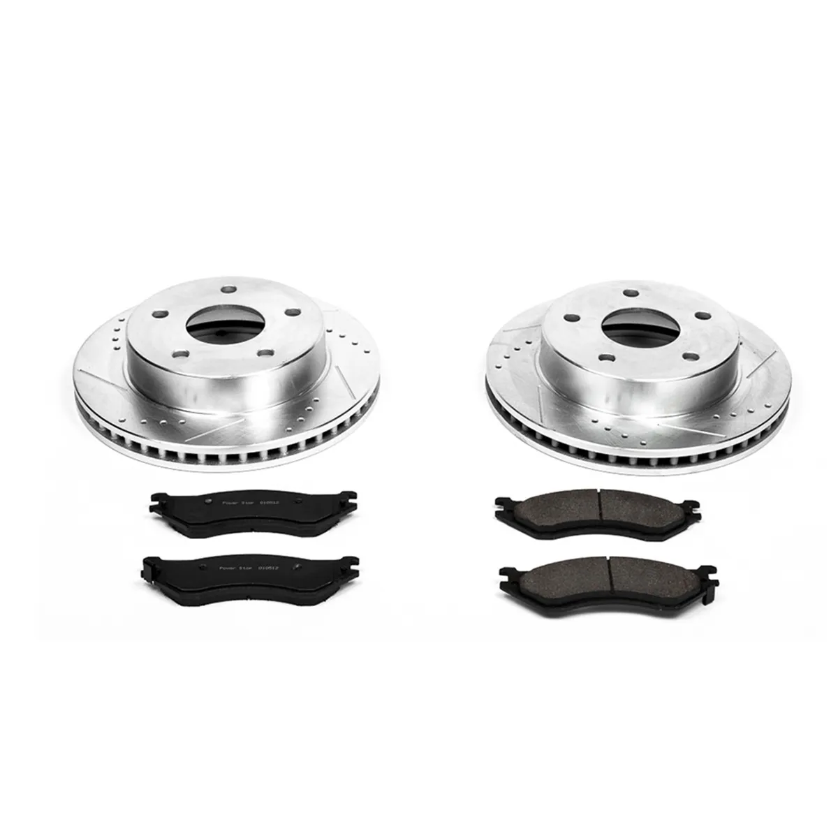Z23 Evolution Sport Upgrade Kit: Drilled/Slotted Rotors; Carbon-Fiber Ceramic Pads W/Hardware product image