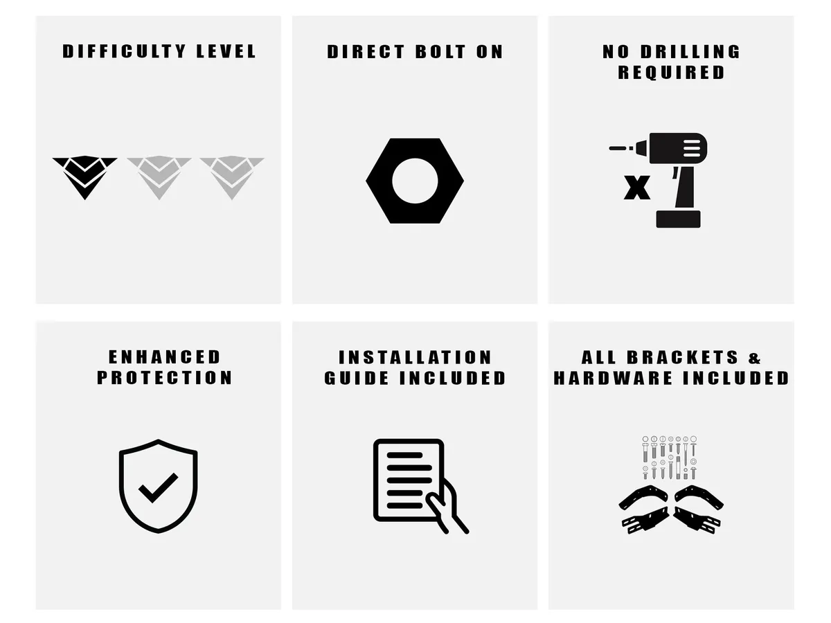 Armordillo 8719916 Armordillo 2022-2024 Nissan Frontier Rayden Bull Bar - Matte Black product image