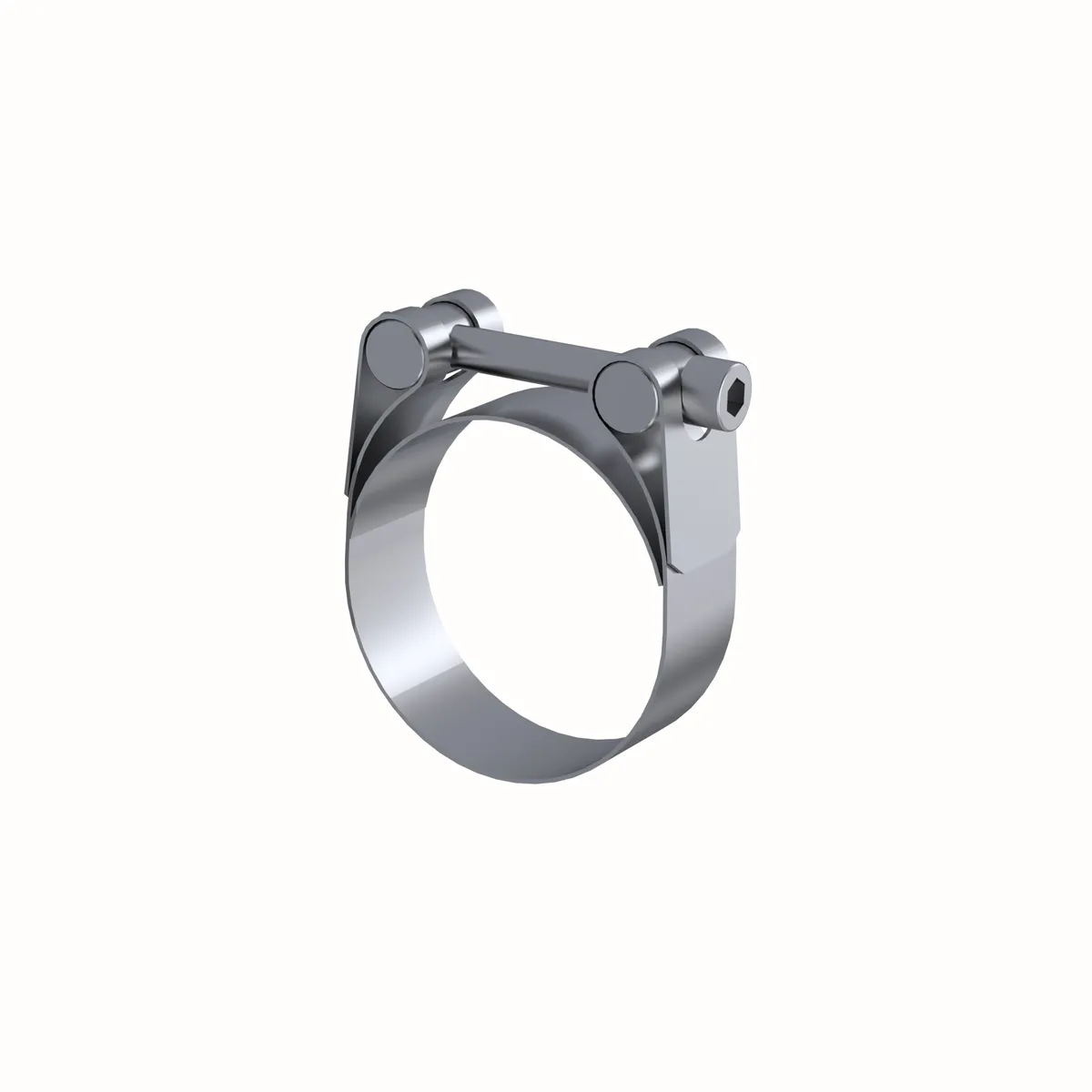 Garage Parts Barrel Band Clamp; 2 in. Diameter; Stainless Steel; product image