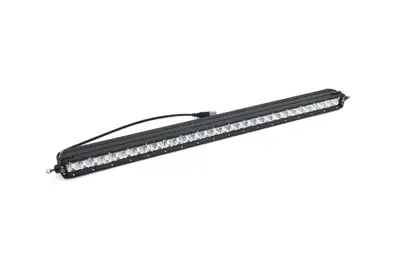 ZROADZ Off Road Products 21c Bronco Front Bumper Top LED Bracket To Mount(1)30in Straight Single Row Light Bar & Harness
