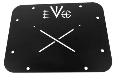 EVO Manufacturing EVO Manufacturing Gate Plate Vent Delete Black - JK