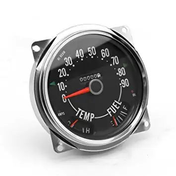 Rugged Ridge Replace Speedometer Cluster Asse 0-1990 Mph 1955-1975 Jeep CJ By Omix-ADA