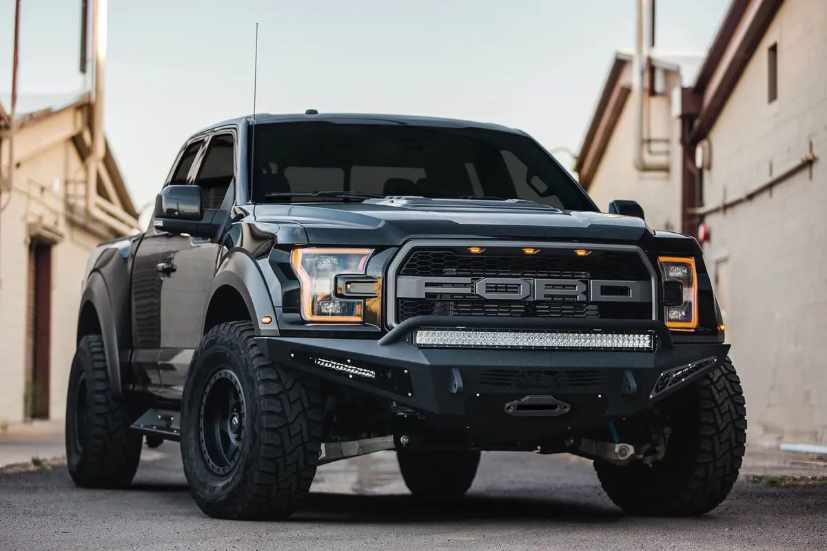 Addictive Desert Design HoneyBadger Front Bumper w/ Winch Mount and Light Mounts product image