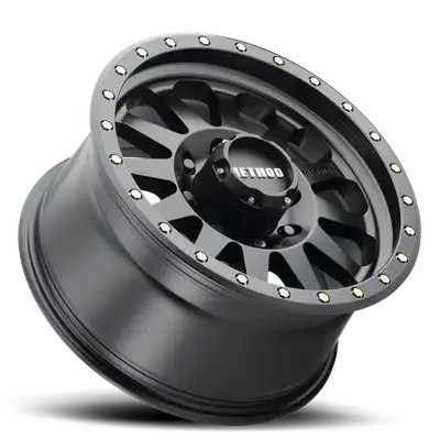 Method Race Wheels Aluminum Wheels 18x9 Double Standard MR304 Bolt Pattern 8 On 165.1 Offset -12 Lip Size 3.86 Matte Black MB Method