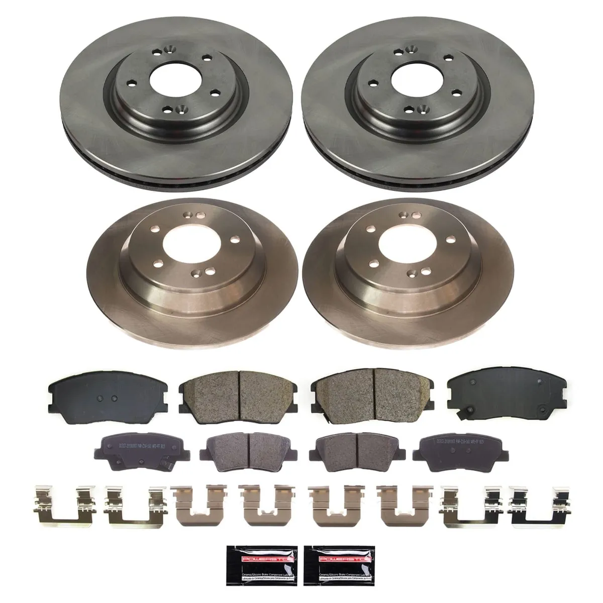 Z17 Direct Replacement Kit: Rotors; Ceramic Pads W/Hardware product image