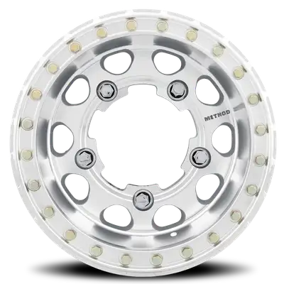 Method Race Wheels Aluminum Wheels 17x6.5 Buggy Beadlock MR103 Bolt Pattern 5 On 205 Offset -38 Lip Size 2.91 Raw Machined Method