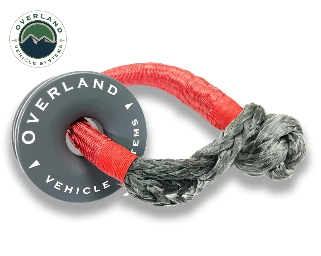 Recovery Snatch Ring 4.00 41,000 lb. Gray With Storage Bag Overland Vehicle Systems product image