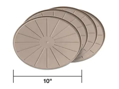 Weathertech Round Coaster Set; Terracotta; 4 pc.; 10 in.;