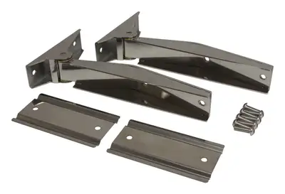 Crown Automotive Jeep Replacement RT Off-Road - Stainless Stainless Tailgate Hinge Set