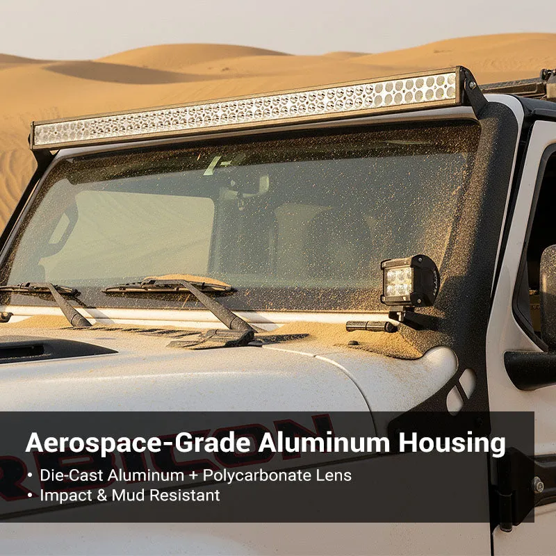 "52"" Jeep Light Bar & Pods & Brackets for 2018-Later Wrangler JL JLU & Gladiator | Prevail Series" product image