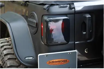 Bushwacker Bushwacker Trail Armor Rear Corner Guards, Pair - Diamond Black - JL