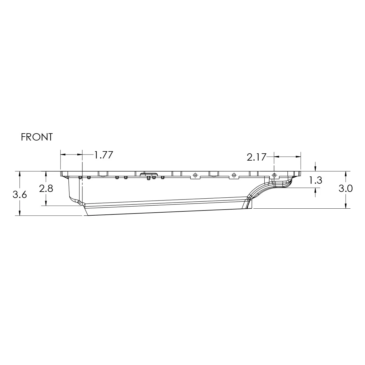 304 Stainless Steel Coolant Reroute Tube OEM bend thermostat to EGR - 2004.5-2007 GM 6.6L Duramax - Polished product image