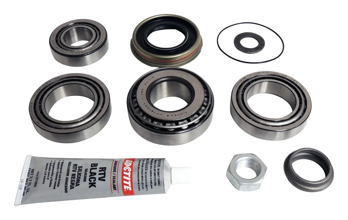 Differential Overhaul Kit; Rear; Incl. Bearings/Seals/Pinion Washer and Nut and RTV; For Use w/Dana 44; product image