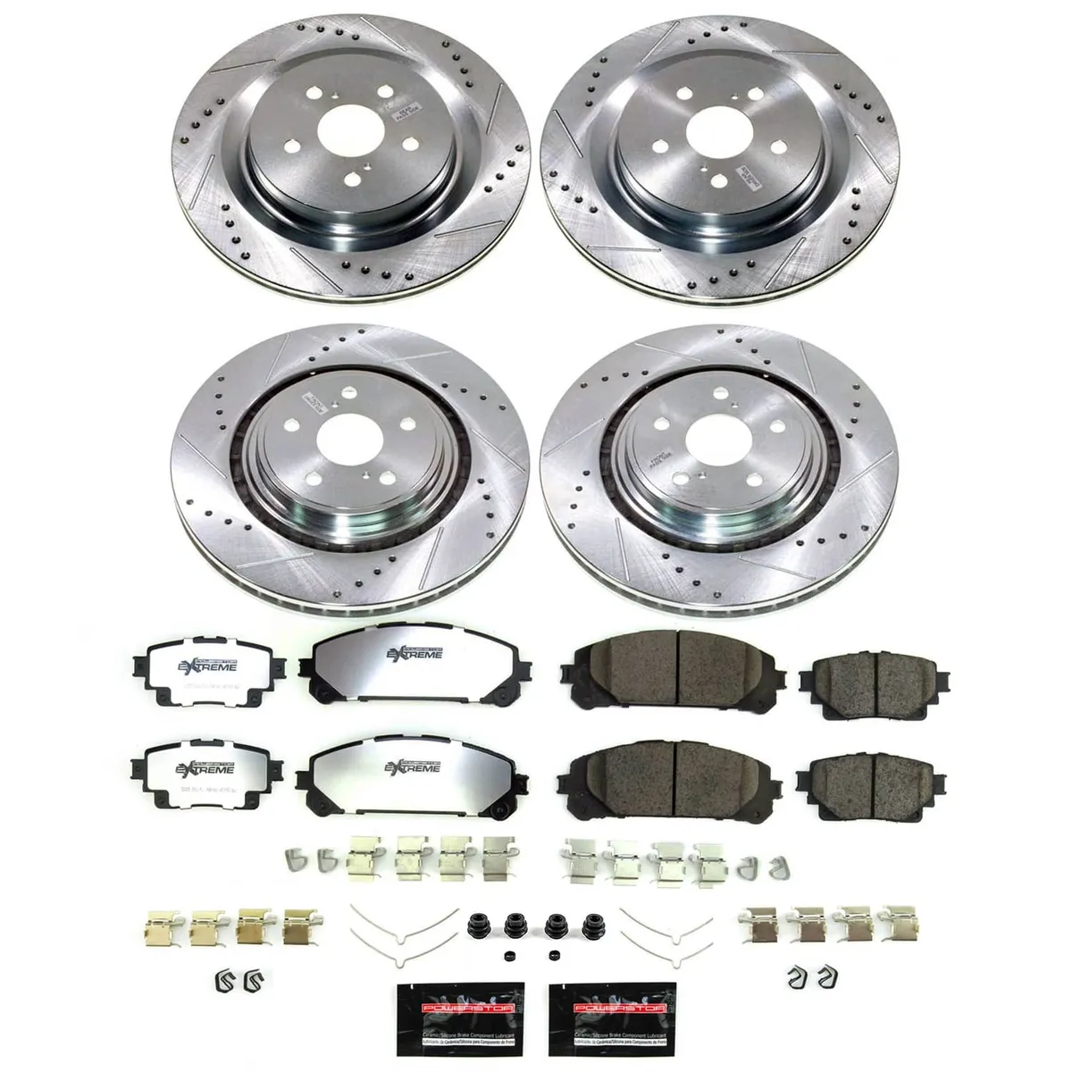 Z36 Truck/Tow Upgrade Kit: Drilled/Slotted Rotors; Carbon-Fiber Ceramic Pads W/Hardware product image