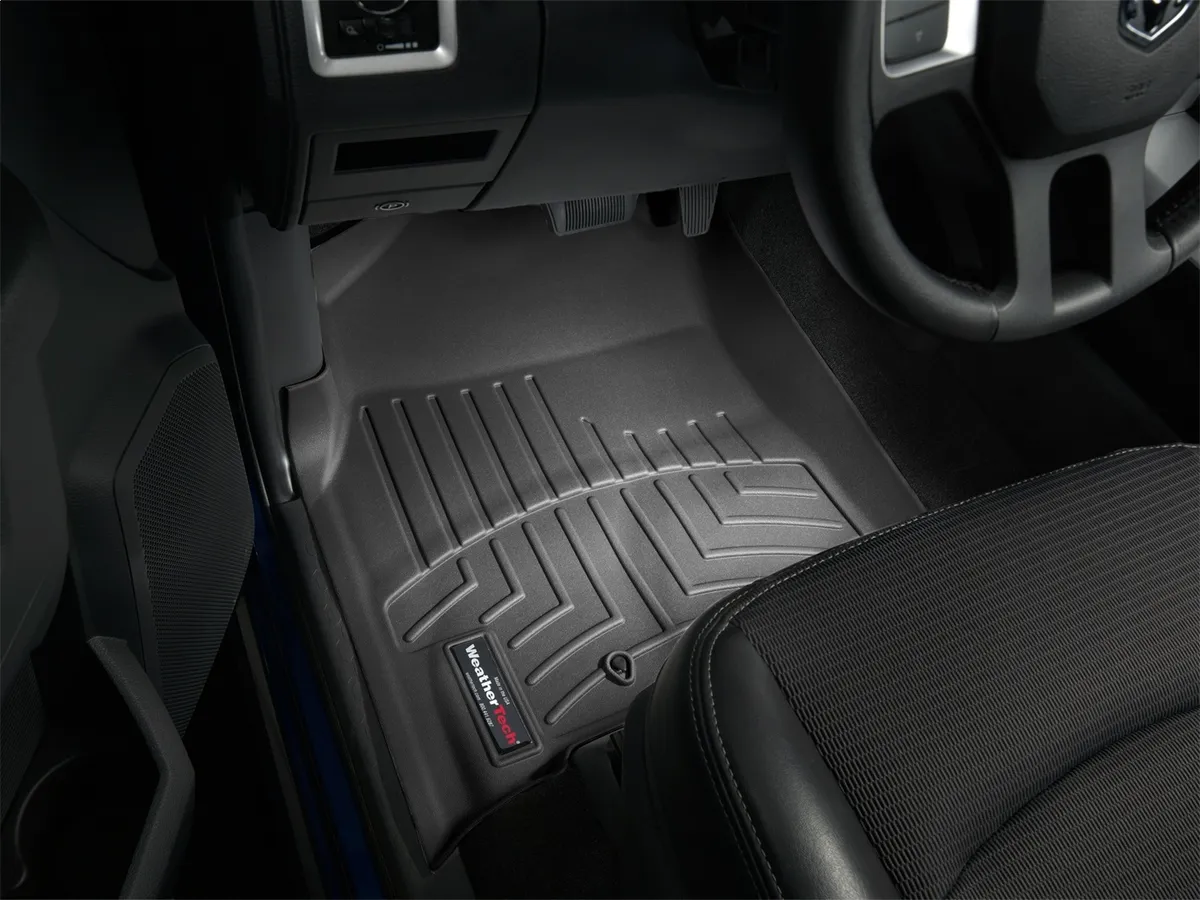 2009 + Dodge Ram Black Front FloorLiner Fits Crew Cab Only / 2010 + Dodge Ram 2500/3500 Black Front FloorLiner Ram Crew Cab / 2010 + Dodge Ram 2500/3500 Black Front FloorLiner Ram Mega Cab product image