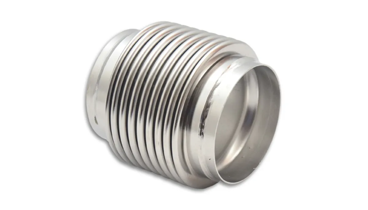 Vibrant Performance - 68935 - Bellows Assembly with Solid Liner, 3.50 in. I.D. x 4.00 in. Long - Electro Polished product image