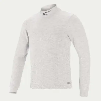alpine star Race Top V3 Large White Long Slv FIA