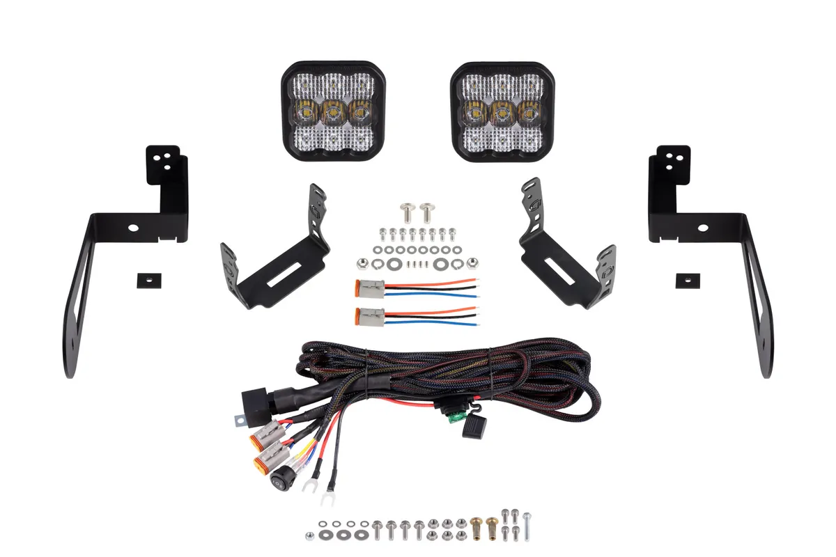Diode Dynamics - Jeep JK SS5 CrossLink Bumper Lightbar Kit, Sport Combo product image