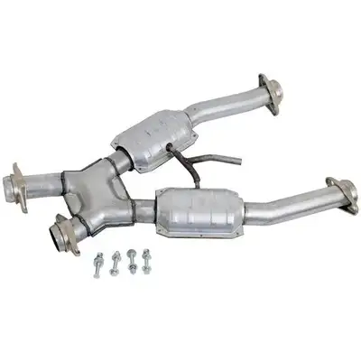 BBK Performance Ford Mustang GT 2-1/2 High Flow Catted Short X-Pipe 94-95