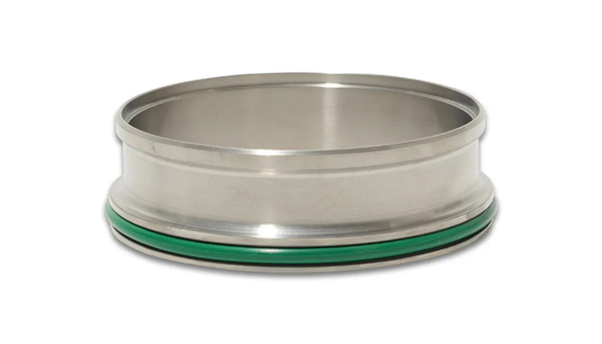 Vibrant Performance - 12588 - HD Clamp Titanium Weld Ferrule with O-Ring for 4.00 in. O.D. Tubing product image