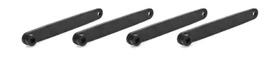 TI22 Performance Ladder Straps With Spacers Black Set Of 4