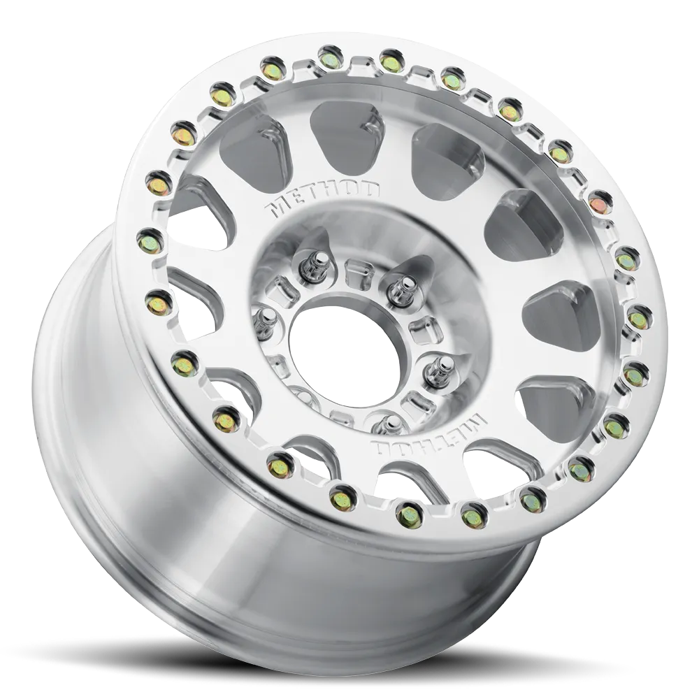 Method Race Wheels MR207 Beadlock 18x9.5 20mm Offset 6x6.5 108.71mm Centerbore Machined - Raw Race Drilled w BH-H24125-38 MR20789570320BR product image