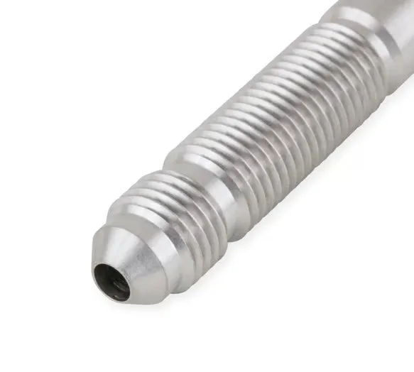 Earl's Straight -3 Bulkhead - Stainless Steel Long - Through Frame Style Fitting - 1.5" to 2.0" product image