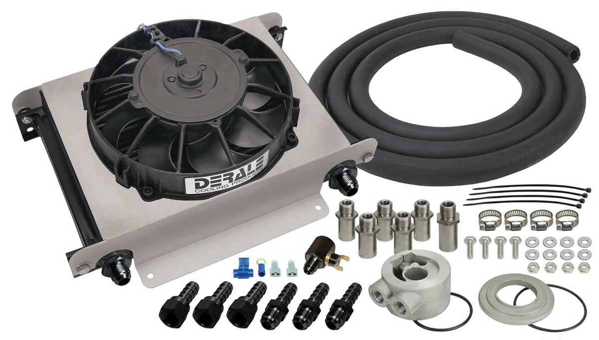 25 Row Hyper-Cool Remote Engine Oil Cooler Kit, -8AN product image