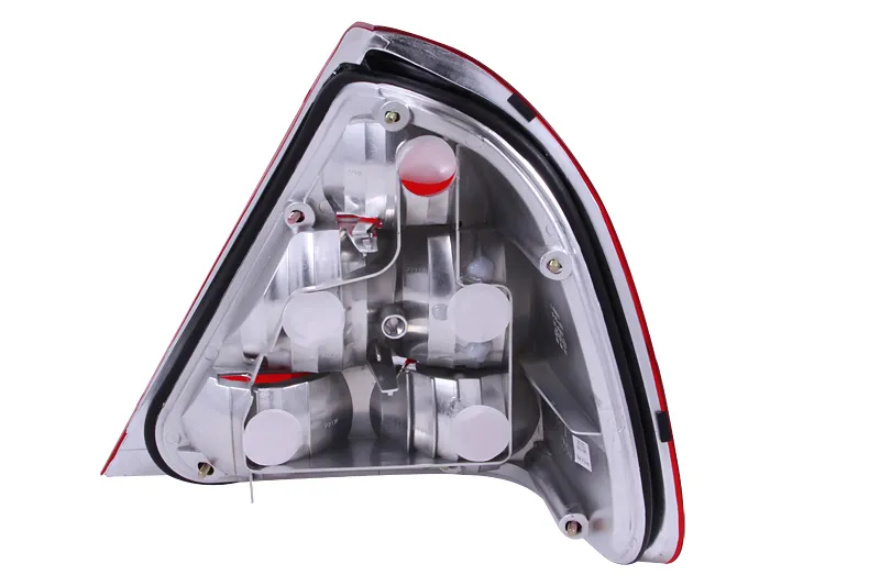 Mbz c Class W202 94-00 4DR C220/C230/C280/C36/C43 Tail Lights Chrome Red/Clear Lens product image