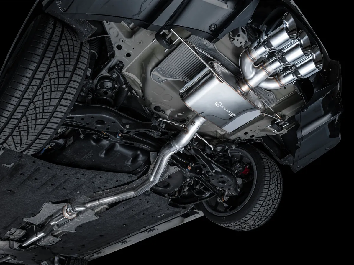 AWE Touring Edition Exhaust for DE5 Integra Type-S - Triple Chrome Silver Tips product image