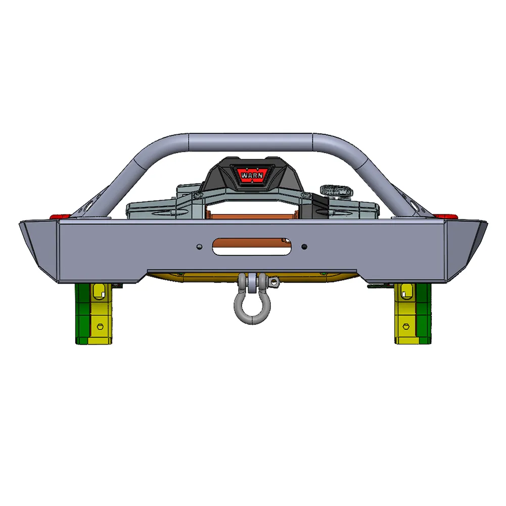 0718 Wrangler Krawler Lite Front Bumper With Hoop Raw product image