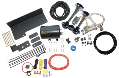 Kleinn Automotive Accessories 0718 Wrangler/Jk Trailblaster Complete Bolton Dual Air Horn Kit With Model 99 Horn