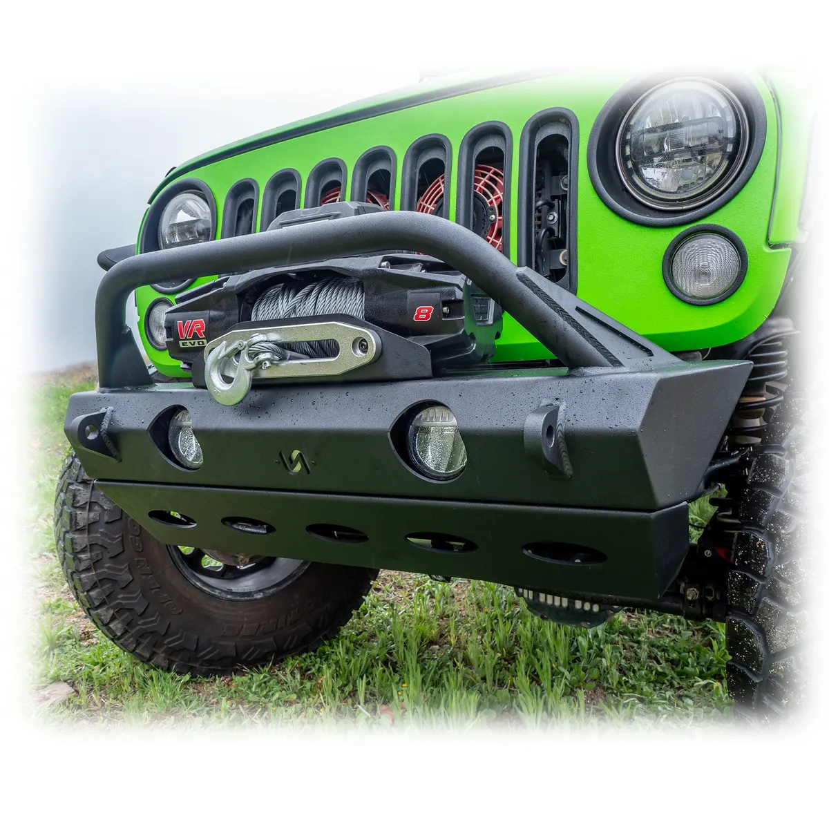 Jeep JK/JL/JT Front Bumper with Full Skid Plate | 2007–2025 product image