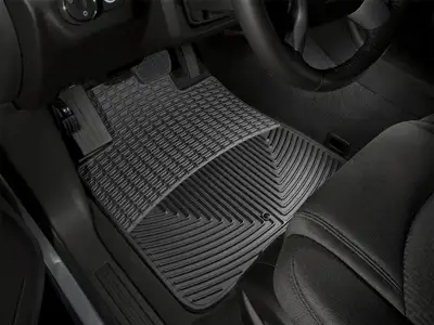 Weathertech 2007 + Buick Enclave Black Front Rubber Mats / 2007 + Buick Enclave Black Front Rubber Mats / 2007 + GMC Acadia Black Front Rubber Mats