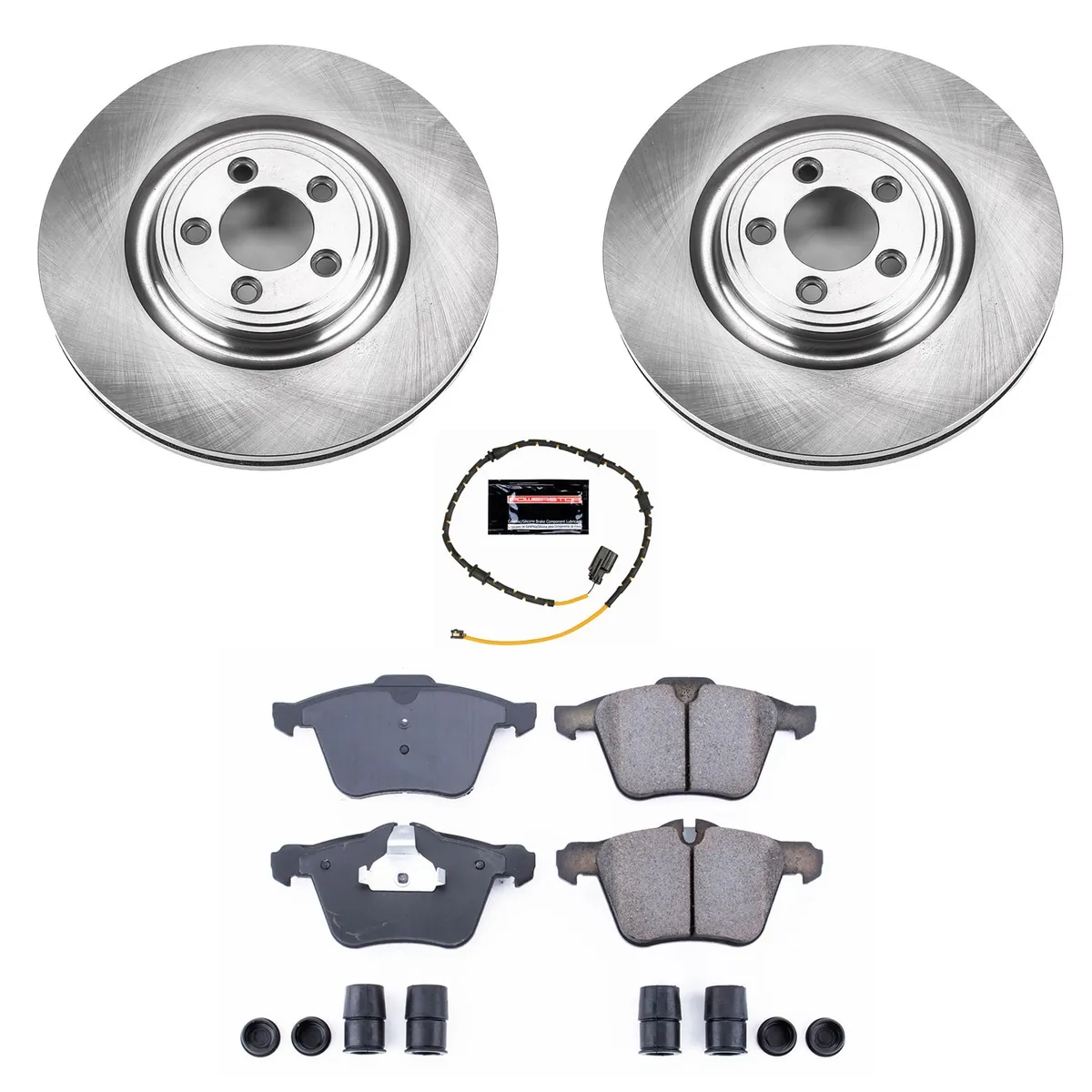 Z17 Direct Replacement Kit: Rotors; Ceramic Pads W/Hardware; Pad Sensors product image