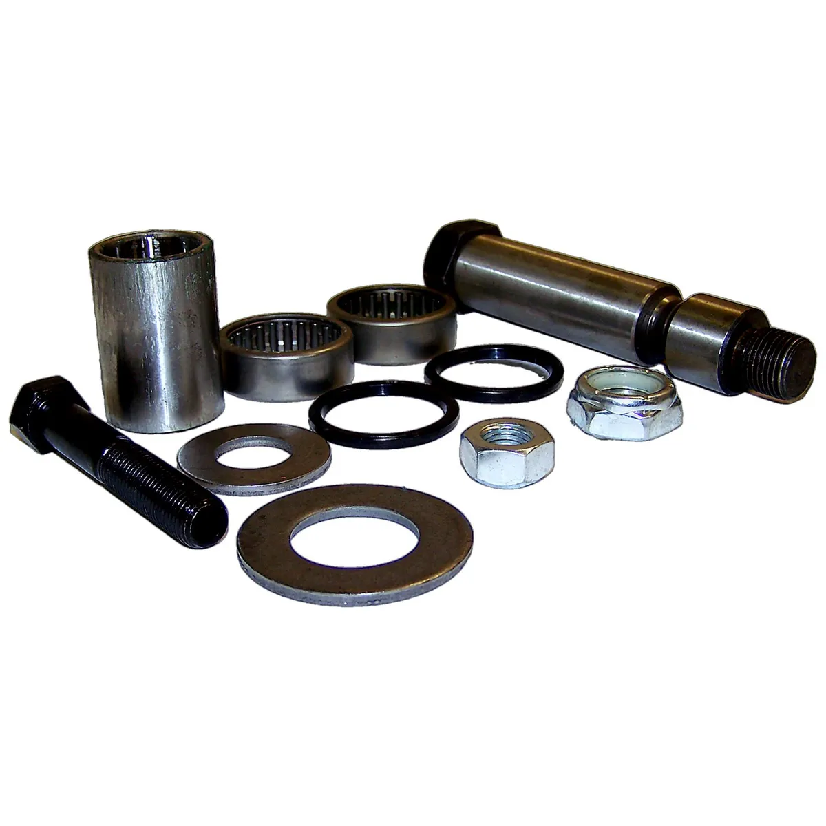 1945-1949 CJ-3A;1948-1949 CJ-2A w/ 7/8" Bell Crank;1948-1953 CJ-3B;1955-1965 CJ-5;1955-1965 CJ-6;Bell Crank Repair Kit; Includes 7/8" Shaft Bearings Seals and Hardware product image