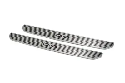 DV8 Offroad Jeep JL 4 Door Rear Sill Plates 18-Pres Wrangler JL with DV8 Logo 4 Door Only DV8 Offroad