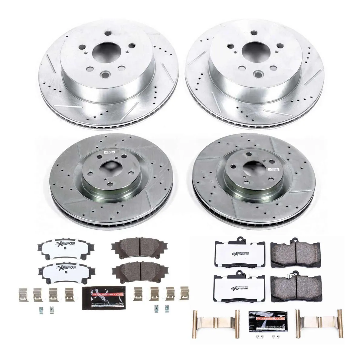 Z26 Street Warrior Upgrade Kit: Drilled/Slotted Rotors; Carbon-Fiber Ceramic Pads W/Hardware product image