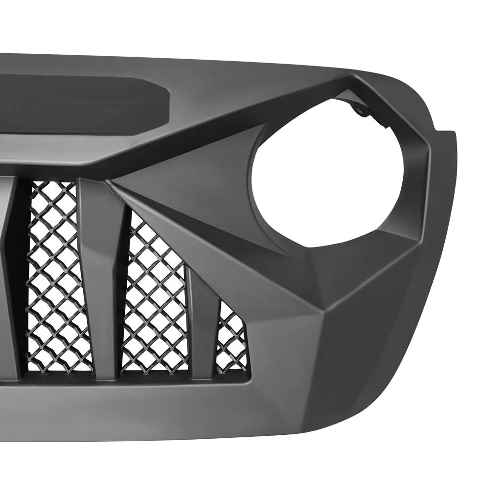 Demon Grille W/ Red Star Lights For 18+ Wrangler JL & Gladiator JT W/O Trailcam product image