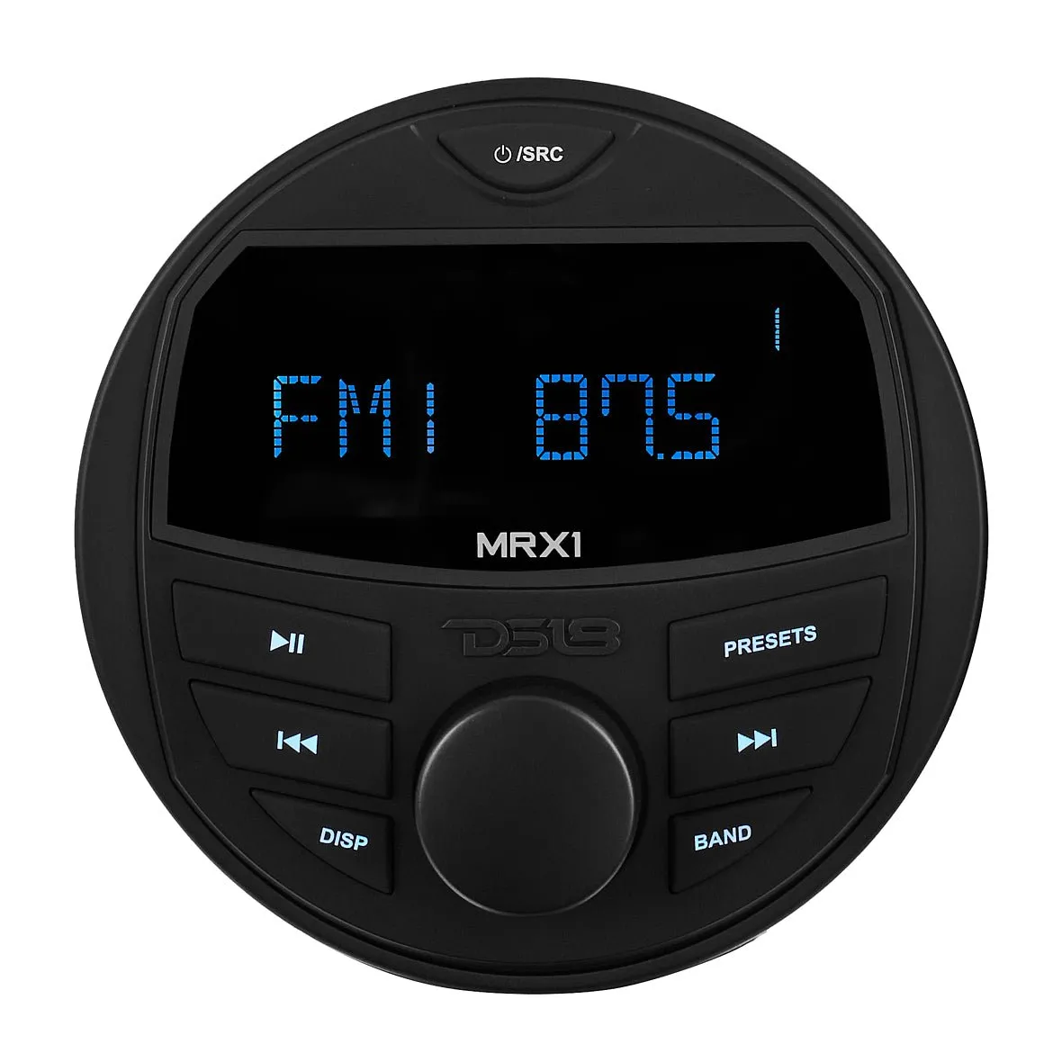 2 .75” | Lcd Screen | 1 Zone | 4 Volts Output | bt | Rds | 4 x 40 Watts | Silicone Cover 2 Zones Marine And Powersports Headunit product image