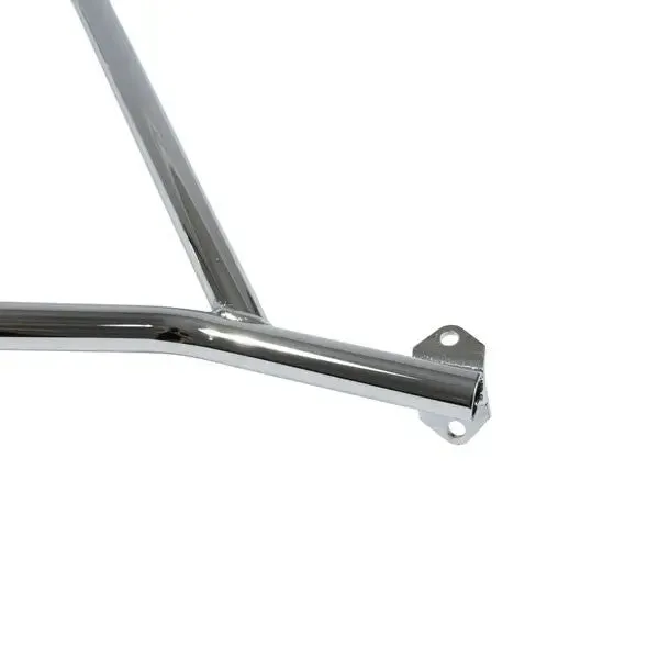 Ford Mustang Strut Tower Brace Powder Coated Chrome Finish 86-93 product image
