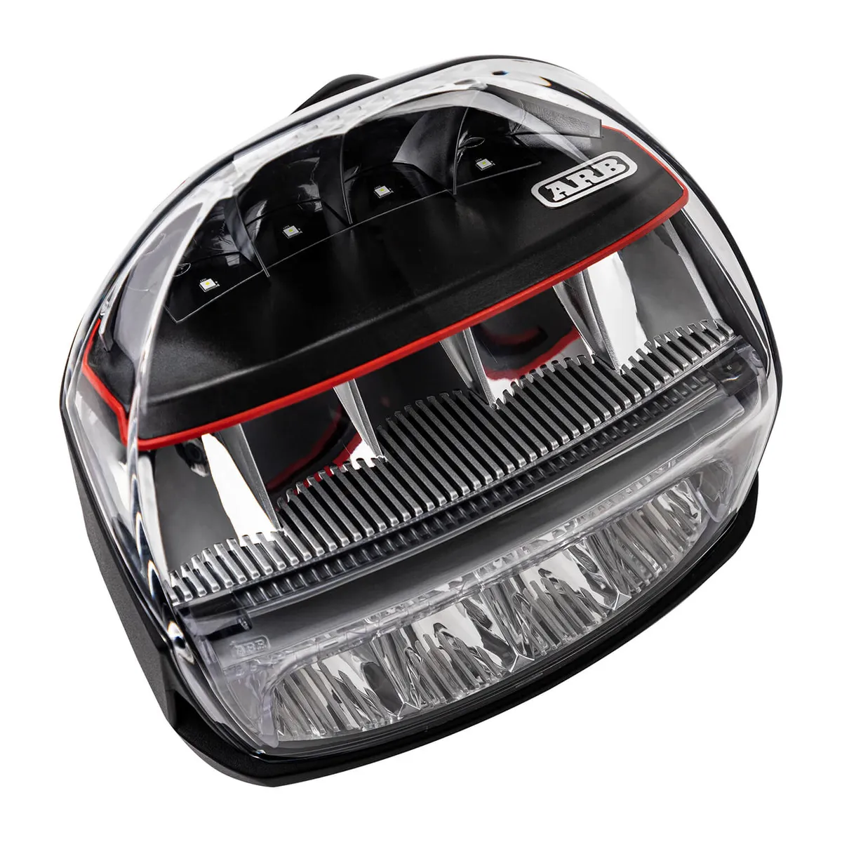 Driving Lights w Four Optic Design Black/Red product image