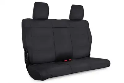 PRP Rear Seat Cover for 08-10 Jeep Wrangler JKU 4 Door All Black PRP Seats