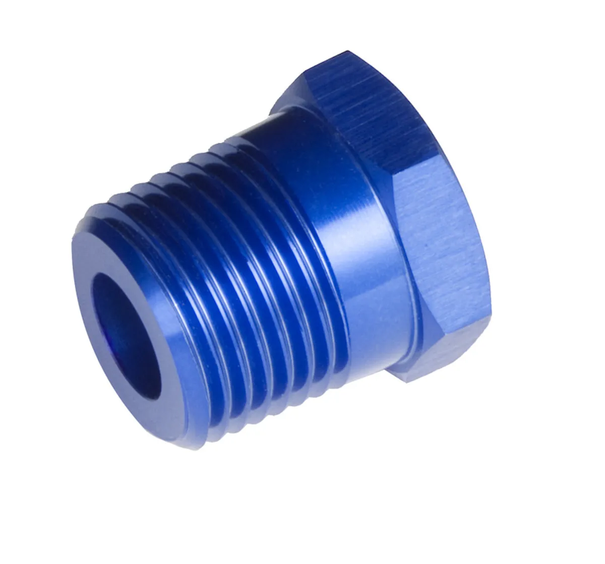 Redhorse Performance 08 (1/2) Npt Male to 02 (1/8) Npt Female Reducer Blue