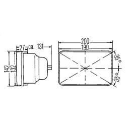 Hella 003427811 HELLA Headlight 003427811 product image