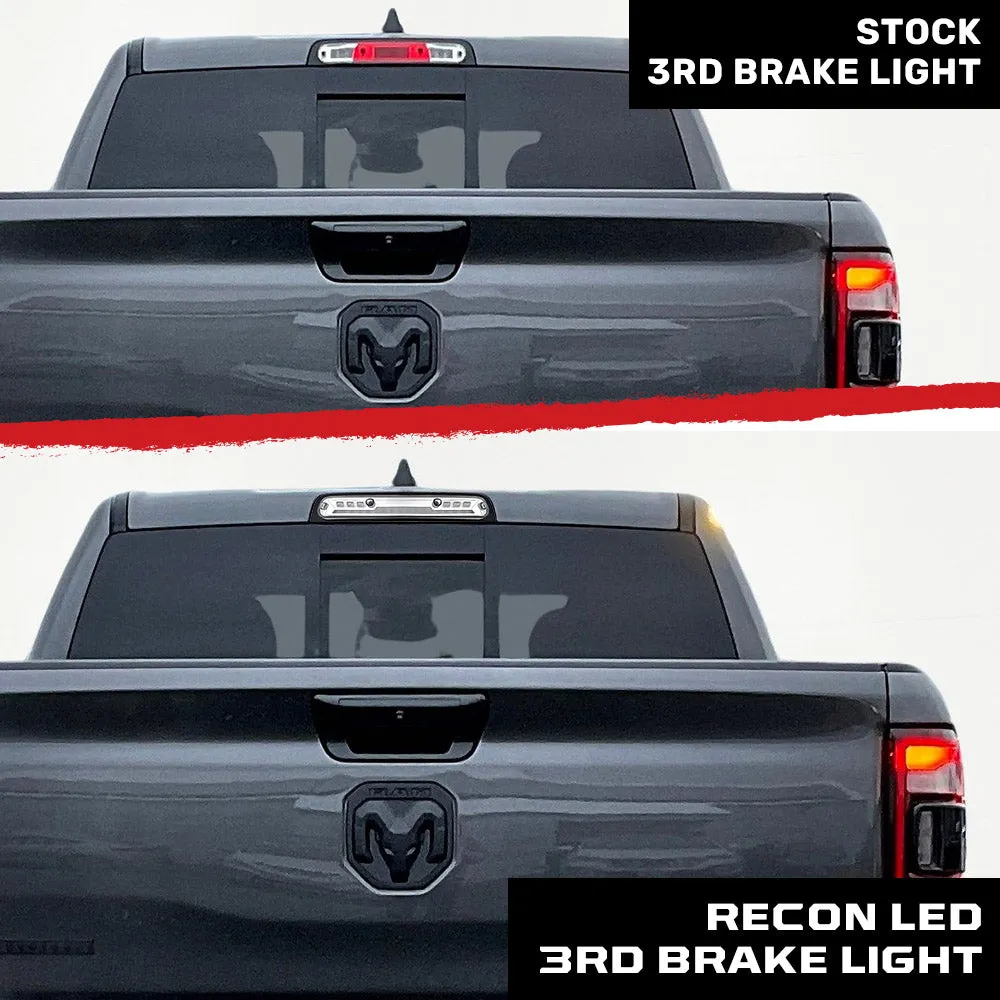 LED 3rd Brake Dodge 19-21 RAM 1500 And 19-21 RAM 2500 3500 - Ultra High Power Red LED 3rd Brake Light Kit w Ultra High Power Cree Xml White LED Cargo Lights - Clear Lens product image